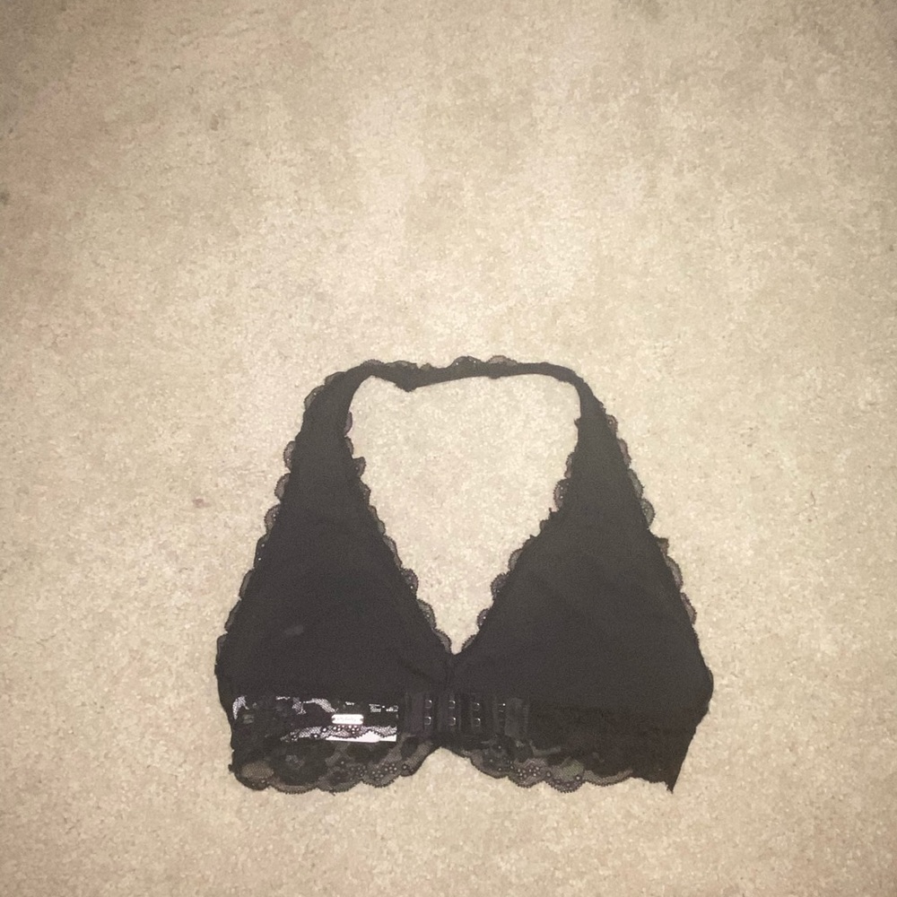 BLACK HALTER HOLLISTER BRALETTE - Picture 2 of 2